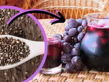 Quais são os benefícios do suco de uva com chia? Veja como fazer!