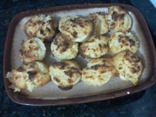 Queijadinha de casquinha da Cris