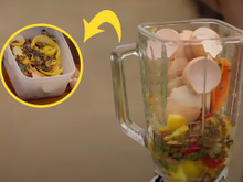 Adubo caseiro de liquidificador com cascas e restos de alimentos da sua cozinha: essa é a melhor receita para deixar as suas plantas mais fortes!