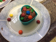 Cupcake de chocolate