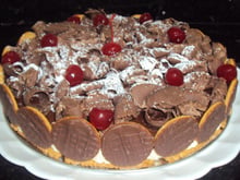 Torta holandesa com chocolate