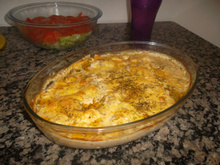 Filé de frango ao forno