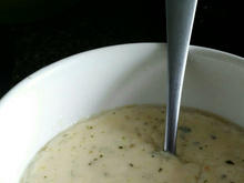 Molho branco com queijo