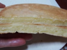Crepioca de queijo assado na frigideira