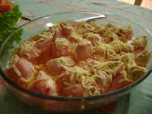 Enroladinho de macarrão