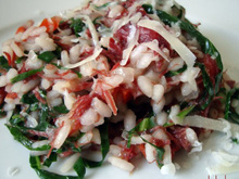 Risoto de carne-seca com couve: como fazer