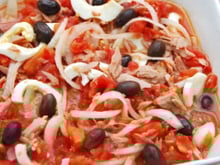 A salada perfeita para o jantar é consumida em Múrcia durante todo o ano; é feita com uma lata de tomates e é rica em proteínas