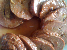 Delicioso rocambole de carne