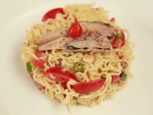 Miojo com sardinha