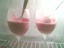 Creme de morango diferente