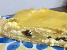 Strudel doce de queijo