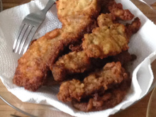 Bife à milanesa rápido e crocante