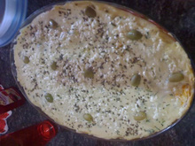 Lasanha com massa de panqueca