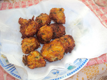 Bolinho de Arroz com Espinafre