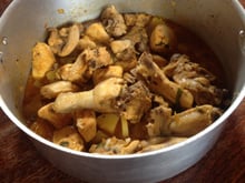 Frango guizado da Celia
