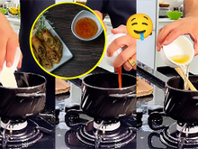 Molho agridoce caseiro fácil: é só aquecer todos os ingredientes na mesma medida por 5 minutos e tá pronto!