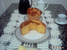 Bolo de creme de milho