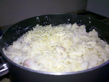 Macarrão ao molho branco com bacon