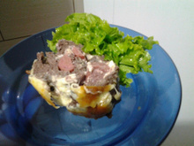 Rocambole de carne moída da Fofa
