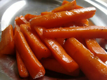 Cenoura caramelizada