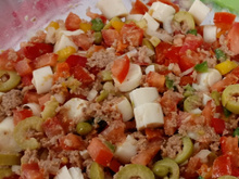 Salada rápida de atum