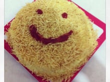 Bolo salgado de pão de forma da Aline
