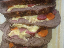 Picanha invertida recheada