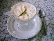 Salada de frutas simbiótica