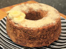Bolo integral de banana