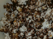 Pipoca de chocolate fácil da Dehzinha