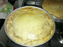 Torta de atum e palmito