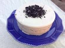Cheesecake de doce de leite com negresco