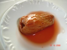 Doce de caju em calda diet