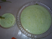 Mousse cremoso de limão
