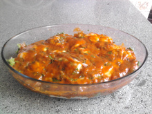 Filé de merluza à parmegiana