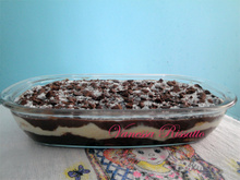 Pavê de chocolate com coco