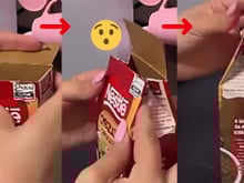 Com quantos anos você descobriu como dobrar a caixa do chocolate em pó e da maisena para armazenar do jeito certo?