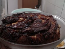 Bolo delicioso de banana