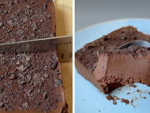 Essa sobremesa gelada cremosa de 2 ingredientes é a minha nova obsessão na cozinha: fácil de fazer, deliciosa e sem forno