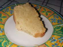 Bolo de queijo cremoso