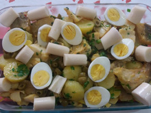 Bacalhau com batatas fácil