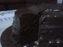 Recheio rápido para bolo de chocolate