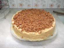 Torta crocante de doce de leite
