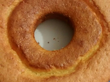 Bolo de fubá com iogurte