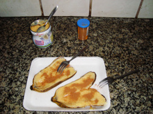 Banana microondas (simples)