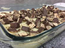 Torta gelada de biscoito waffer