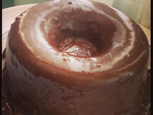 Bolo brownie de chocolate
