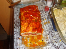 Rocambole de frango da Tati