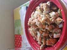 Salada de marisco à moda Machado