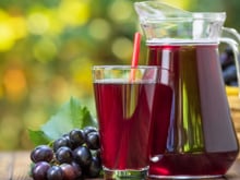 Suco de uva concentrado caseiro